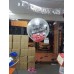 Helium Bubble balloon with custom sticker